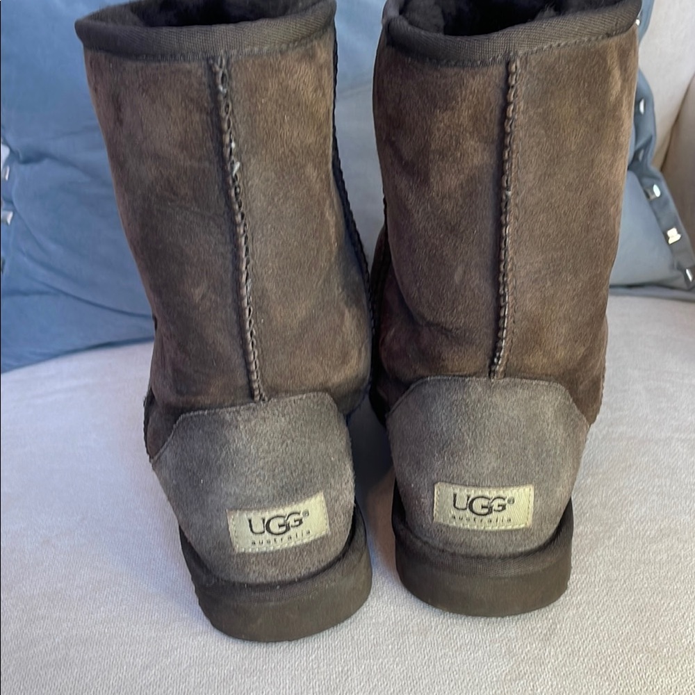 UGG Dark Brown Shearling Boots size 9
